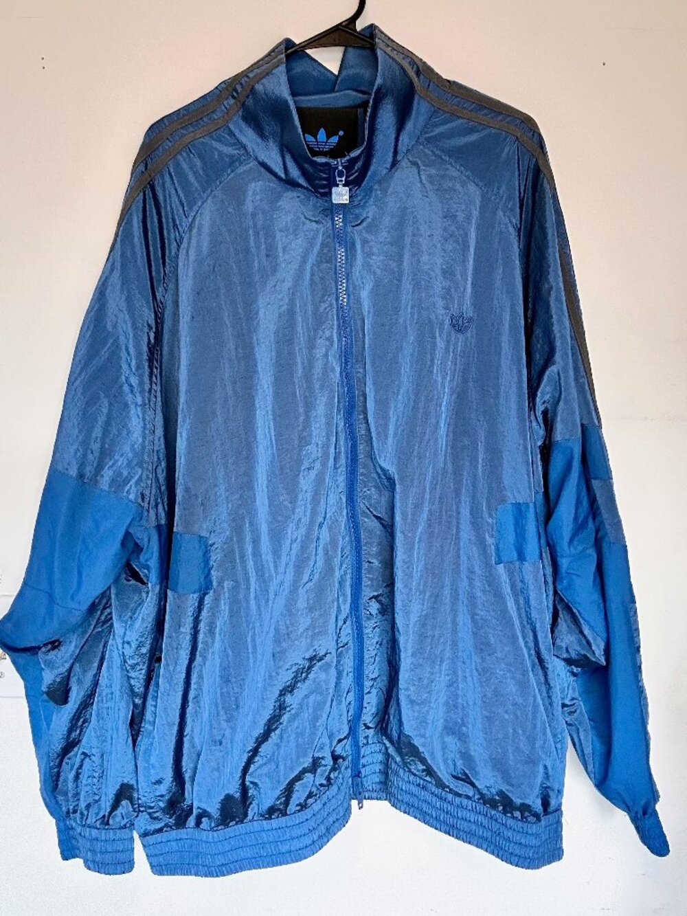 adidas Originals Blue Version SS2022 Track Jacket Shimmer Blue • Unisex 2XL